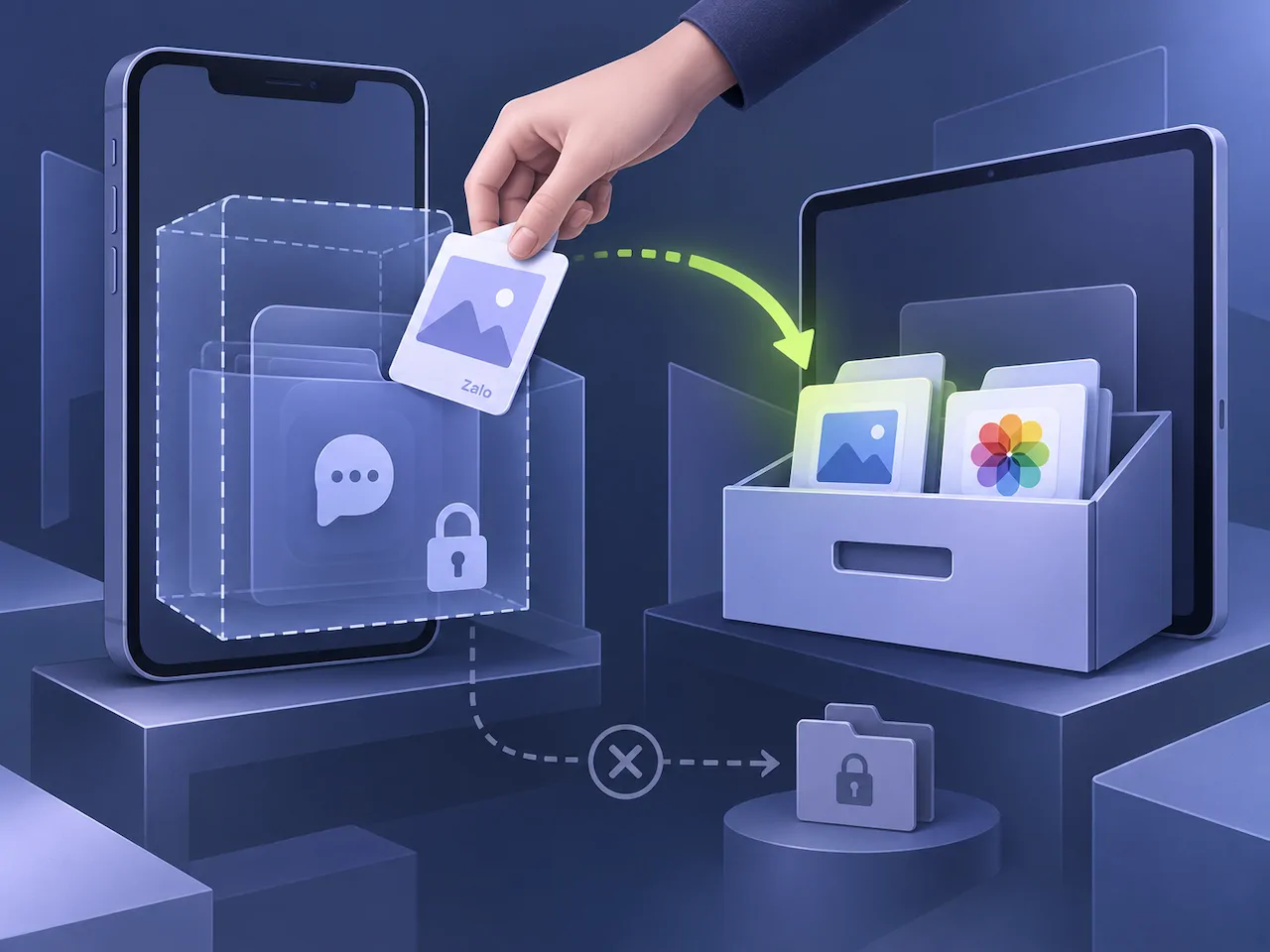 Cách lấy lại hình ảnh và file bị hết hạn hoặc không tồn tại trên Zalo