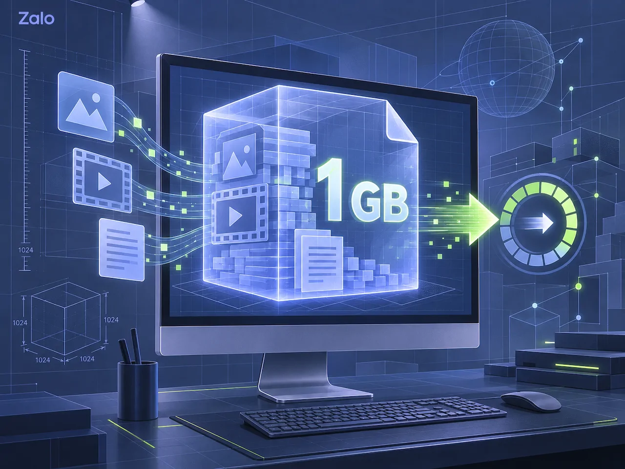 Cách gửi ảnh HD chất lượng cao và video dung lượng lớn qua Zalo